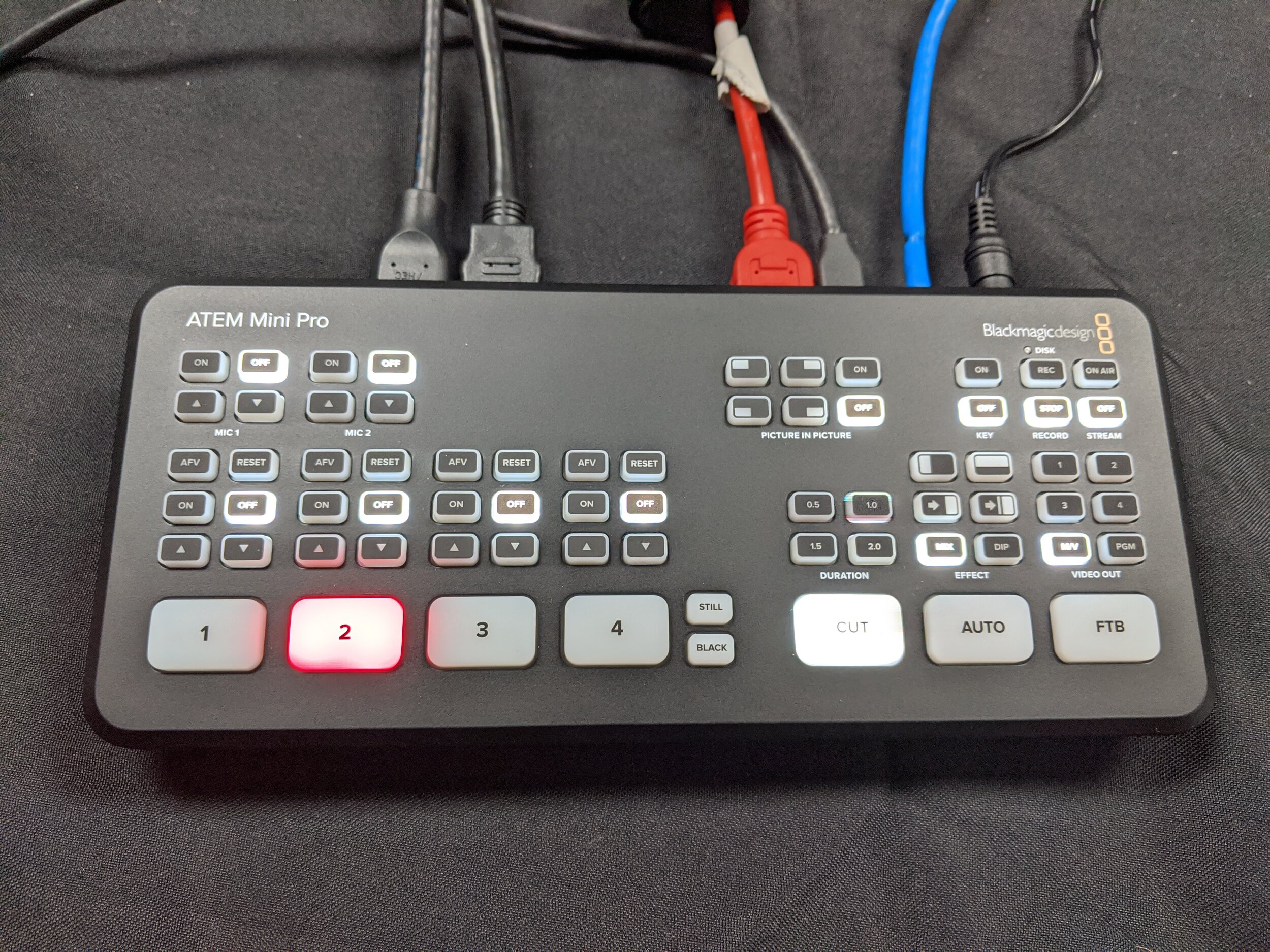 $75 Blackmagic Design ATEM Mini Pro Live Stream Switcher — Audio